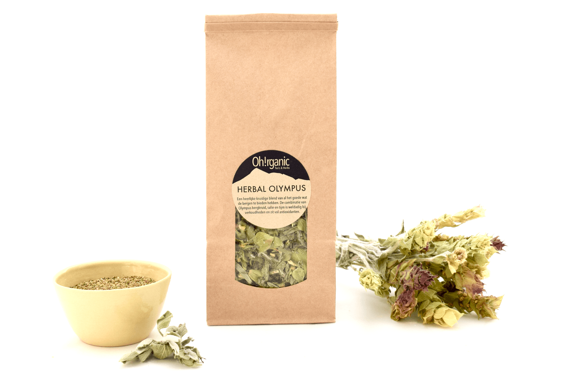 Herbal Olympus Biologische kruidenthee met tijm, salie en Griekse bergthee
